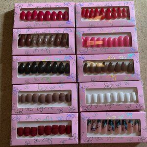 (10) Boxes Press on Nails # 430